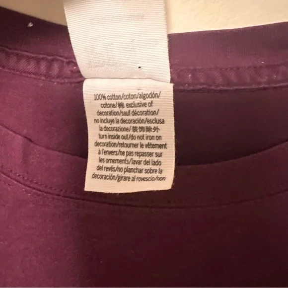 VS Pink graphic Long Sleeve Shirt Large - Picture 5 of 8